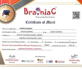 BRAINAC -Seth M.R. Jaipuria School Hardoi
