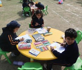 DRAWING COMPETITION FOR PG TO III -Seth M.R. Jaipuria School Hardoi